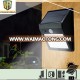 Outdoor 20 LED solar power PIR motion sensor wall light waterproof solar garden lamp