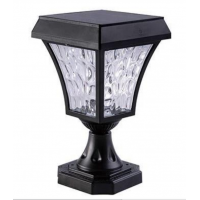 Solar LED pillar lamp garden lawn decorative doorpost lamp