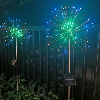 Solar Fireworks String lights For Garden Decoration LED String Christmas Festive Fairy lights Outdoor Solar lamps