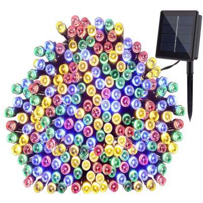 7m 12m 22m Fairy Solar String Lights Wedding Holiday solar powered xmas led lights