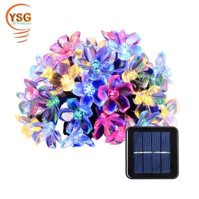 High quality solar powered IP65 Waterproof Outdoor Solar Powered Christmas Lights 2 Years Warranty Solar christmas led lighting