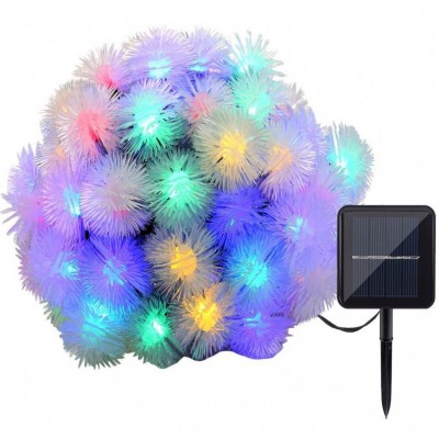 Quickly delivery solar powered led christmas snow light