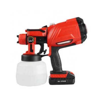 Battery Powered Spraying Guns Hvlp Painting Electric Airless Paint Sprayer For Tables Chairs Fences Interior Walls And Crafts